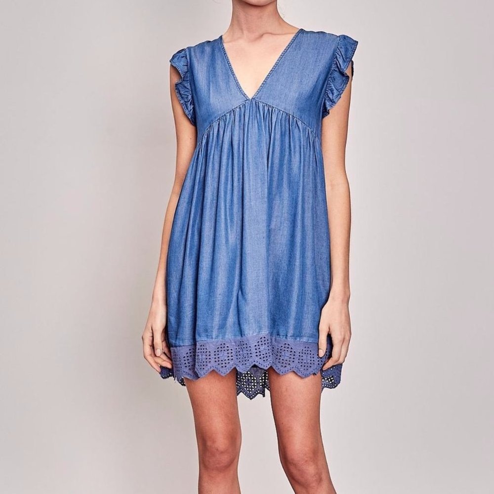 Mustard Seed NWT Women’s Denim Slouchy Dress Size Large